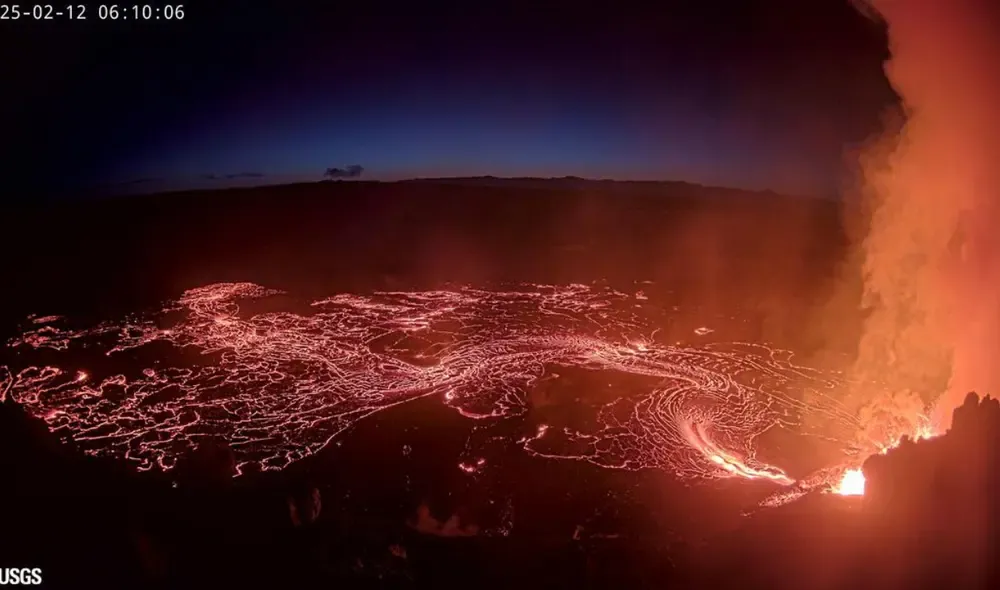 Volcán Kīlauea entra nuevamente en erupción en Hawái y expulsa lava hasta 150 metros de altura