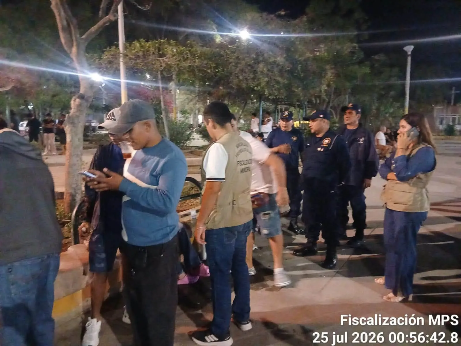Más de 20 personas fueron intervenidas durante operativo contra el consumo de alcohol en espacios públicos en Sullana