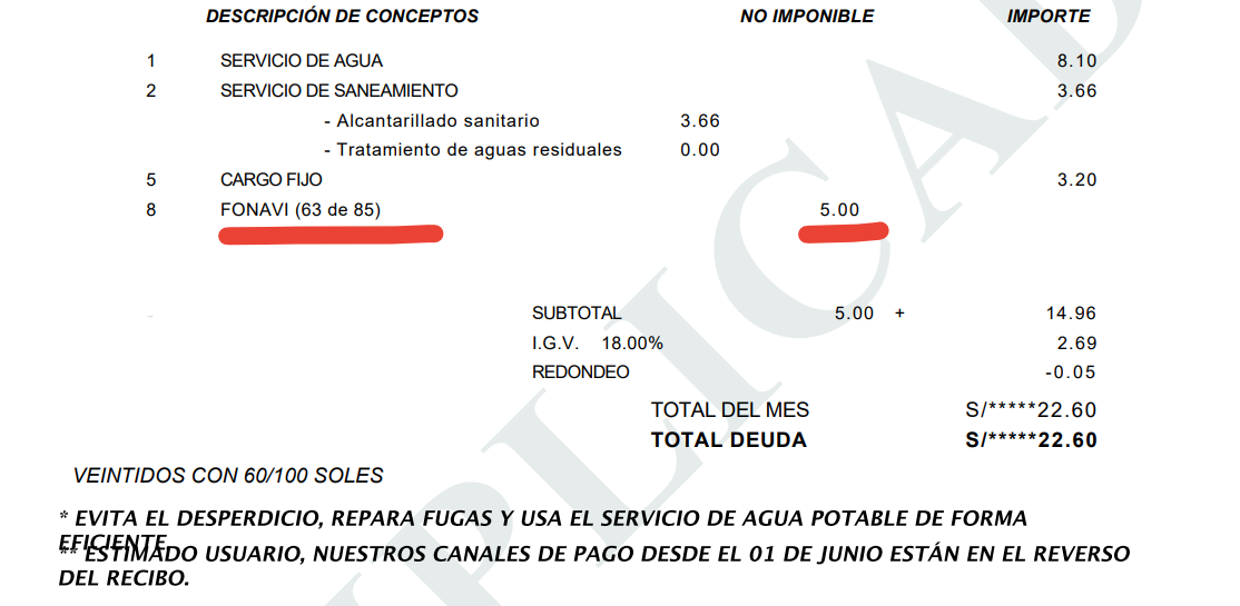 ¿Por qué EPS Grau sigue cobrando FONAVI en los recibos de agua? Miles de usuarios aún pagan una deuda de hace décadas